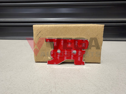 GTR Boot Lid Badge (Replica) to suit Nissan Skyline R32 GTR (Spark Silver Metallic KL0) Emblems Badges and Decals