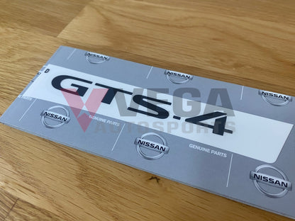 Gts-4 Rear Decal To Suit Nissan Skyline R33 Models 99099-22U04 Emblems Badges And Decals