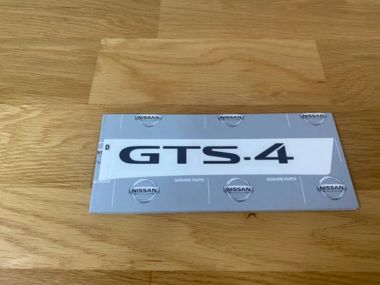Gts-4 Rear Decal To Suit Nissan Skyline R33 Models 99099-22U04 Emblems Badges And Decals