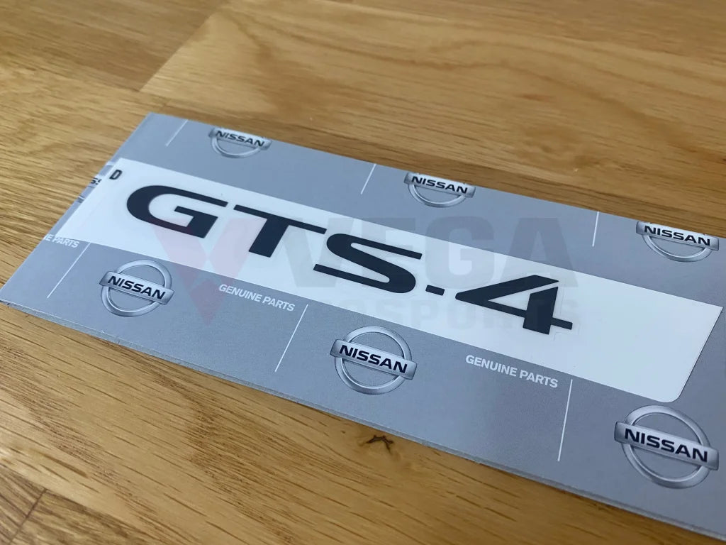 Gts-4 Rear Decal To Suit Nissan Skyline R33 Models 99099-22U04 Emblems Badges And Decals