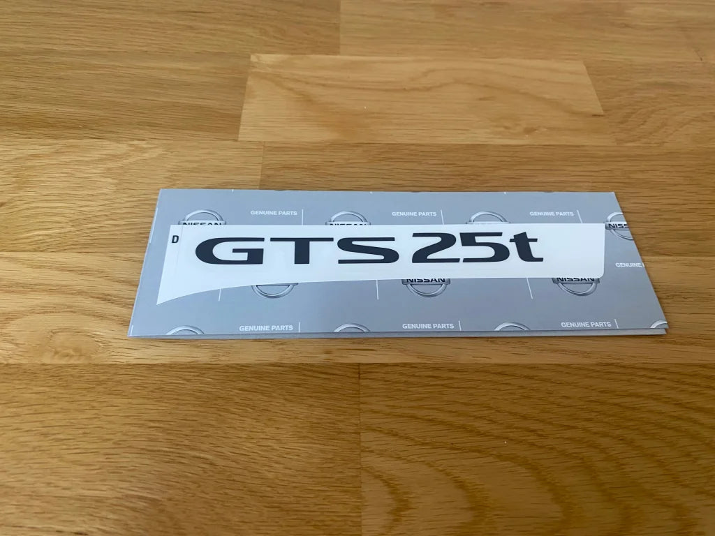 Gts25T Rear Decal To Suit Nissan Skyline R33 Gts-T 99099-22U02 Emblems Badges And Decals