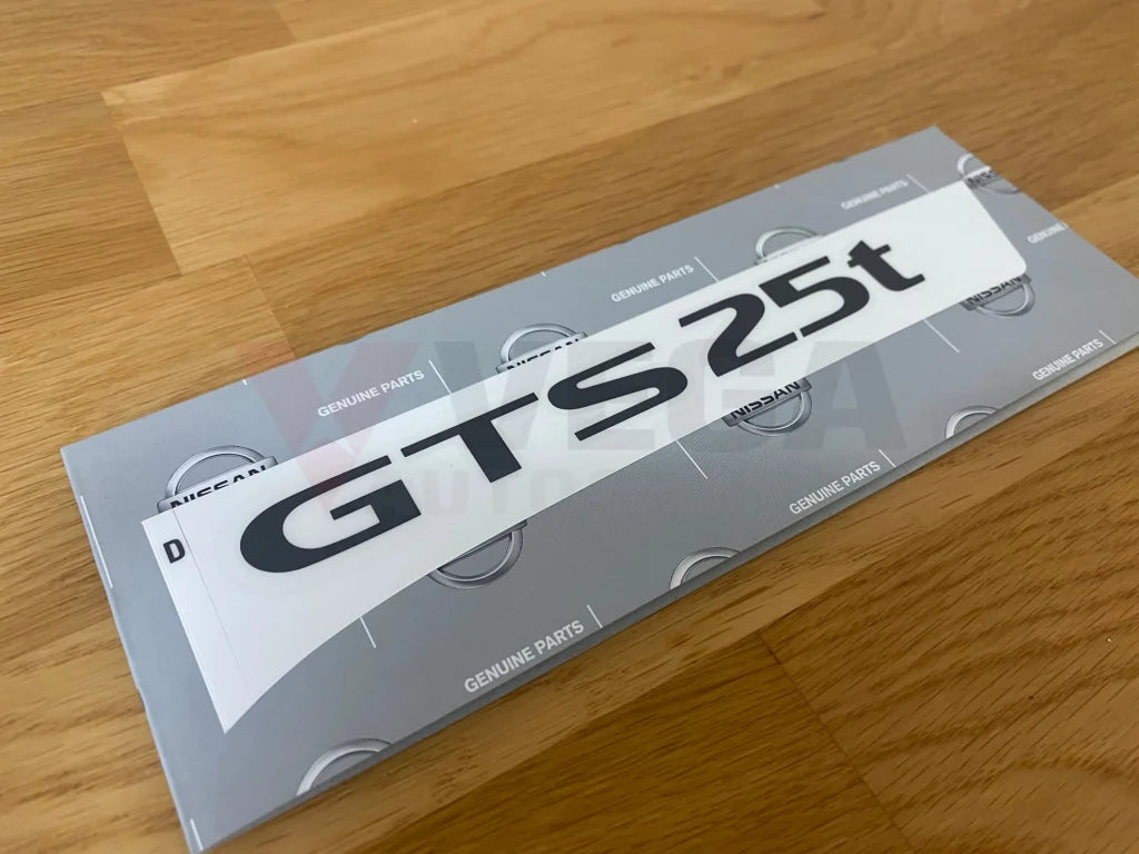 Gts25T Rear Decal To Suit Nissan Skyline R33 Gts-T 99099-22U02 Emblems Badges And Decals