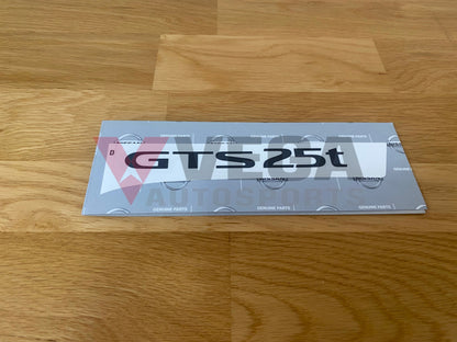 Gts25T Rear Decal To Suit Nissan Skyline R33 Gts-T 99099-22U02 Emblems Badges And Decals