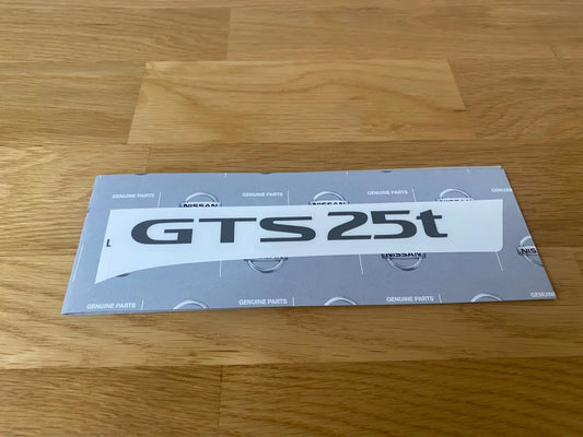 Gts25T Rear Decal To Suit Nissan Skyline R33 Gts-T 99099-22U03 Emblems Badges And Decals