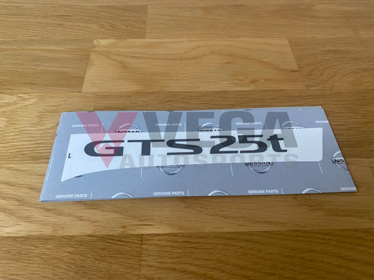 Gts25T Rear Decal To Suit Nissan Skyline R33 Gts-T 99099-22U03 Emblems Badges And Decals