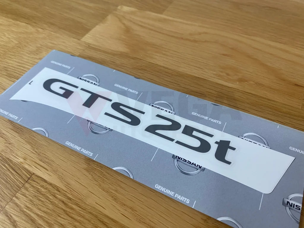 Gts25T Rear Decal To Suit Nissan Skyline R33 Gts-T 99099-22U03 Emblems Badges And Decals