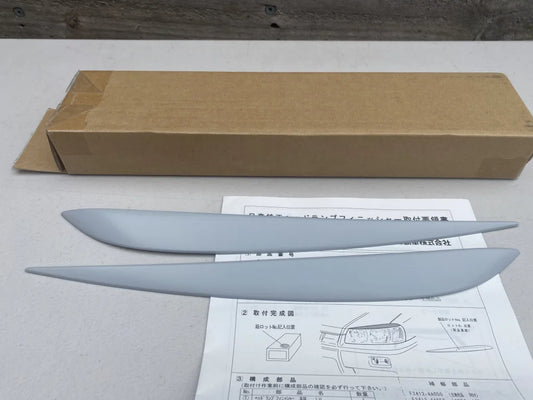 Head Light Eyeline Set Unpainted to suit Nissan Skyline R34 GTR / GTT / GT-V - Vega Autosports