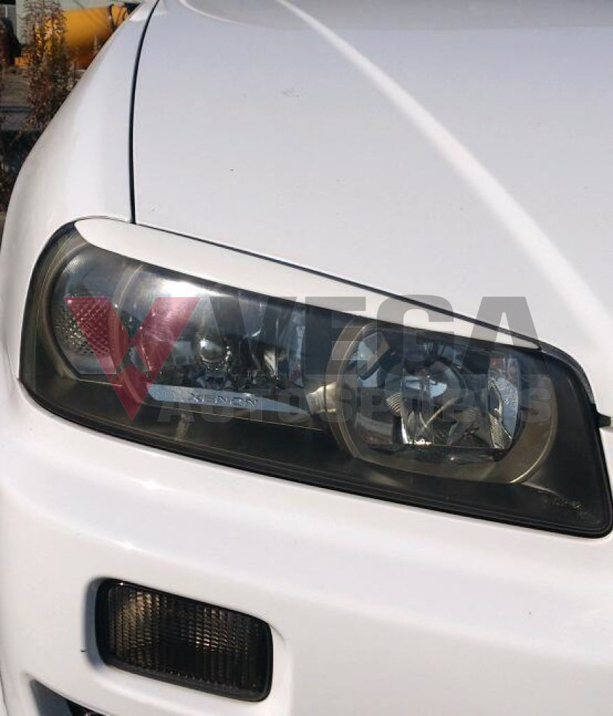 Head Light Eyeline Set Unpainted to suit Nissan Skyline R34 GTR / GTT / GT-V - Vega Autosports