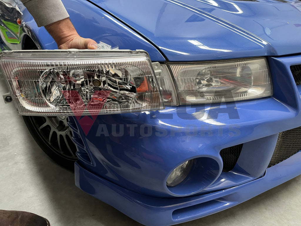 Headlight Assemblies Rhs & Lhs To Suit Mitsubishi Lancer Evolution 5 / 6 6.5 Cp9A Electrical