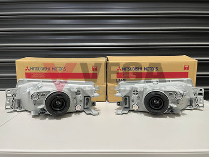 Headlight Assemblies Rhs & Lhs To Suit Mitsubishi Lancer Evolution 5 / 6 6.5 Cp9A Electrical