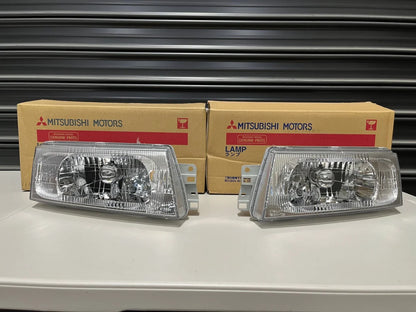 Headlight Assemblies Rhs & Lhs To Suit Mitsubishi Lancer Evolution 5 / 6 6.5 Cp9A Electrical