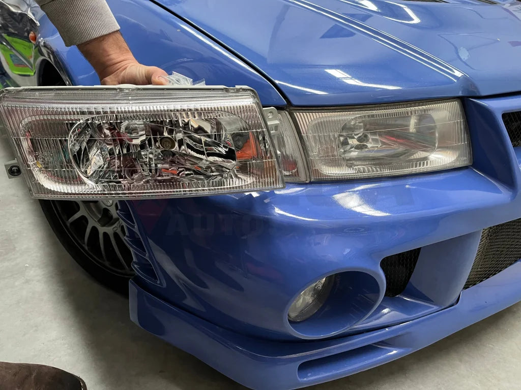 Headlight Assemblies Rhs & Lhs To Suit Mitsubishi Lancer Evolution 5 / 6 6.5 Cp9A Electrical