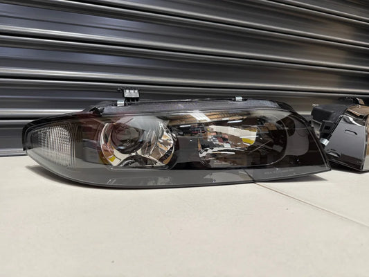 Headlight Assembly (Aftermarket) to suit Nissan Skyline R33 GTR Series 3 (All GTR Models) - Electrical