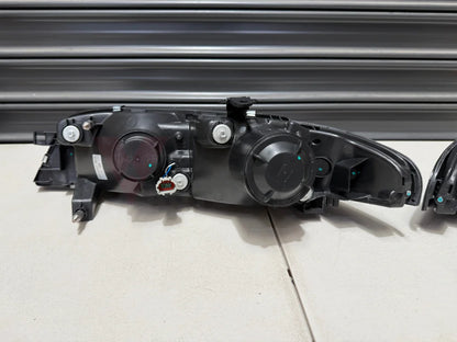 Headlight Assembly (Aftermarket) to suit Nissan Skyline R33 GTR Series 3 (All GTR Models) - Electrical