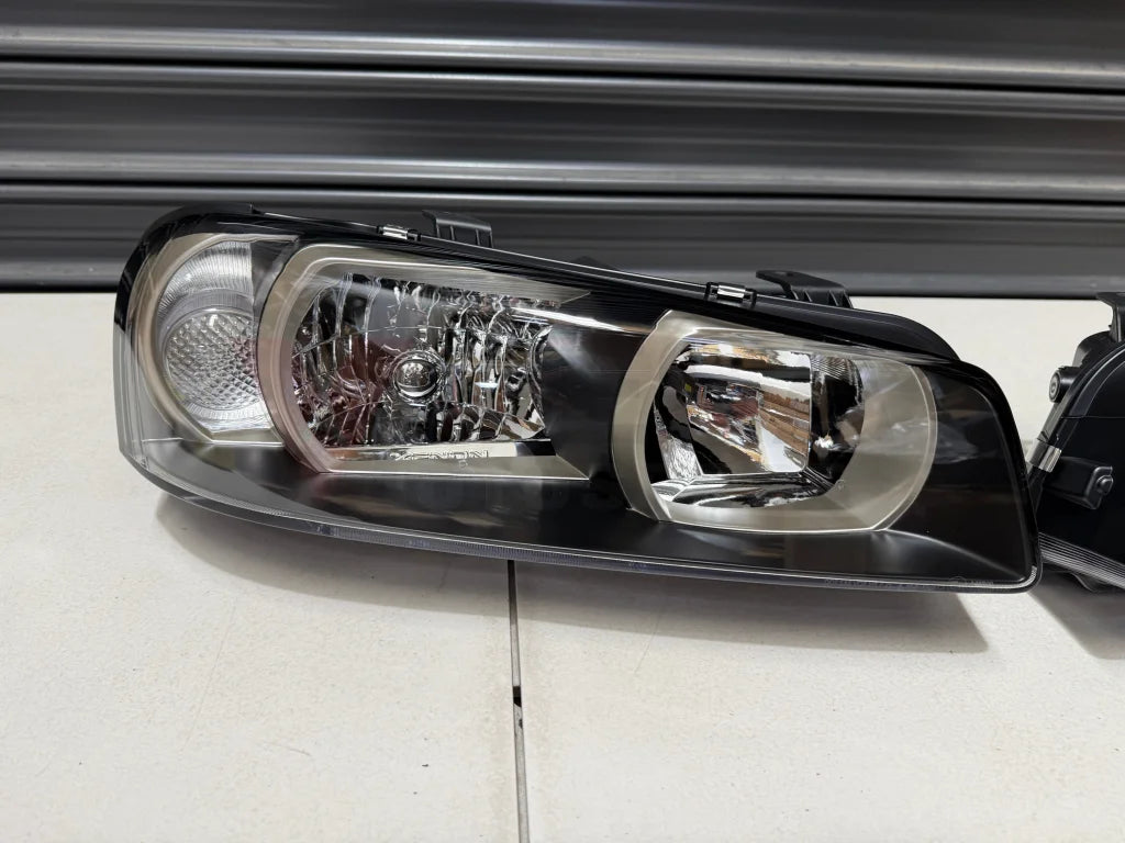 Headlight Assembly RHS & LHS (Aftermarket) to suit R34 GTR Series 1 - Electrical