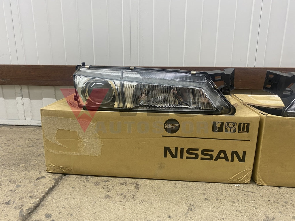 Headlight Housing Set (Rhs & Lhs) To Suit Nissan Silvia S14 Series 2 **discontinued Stock**