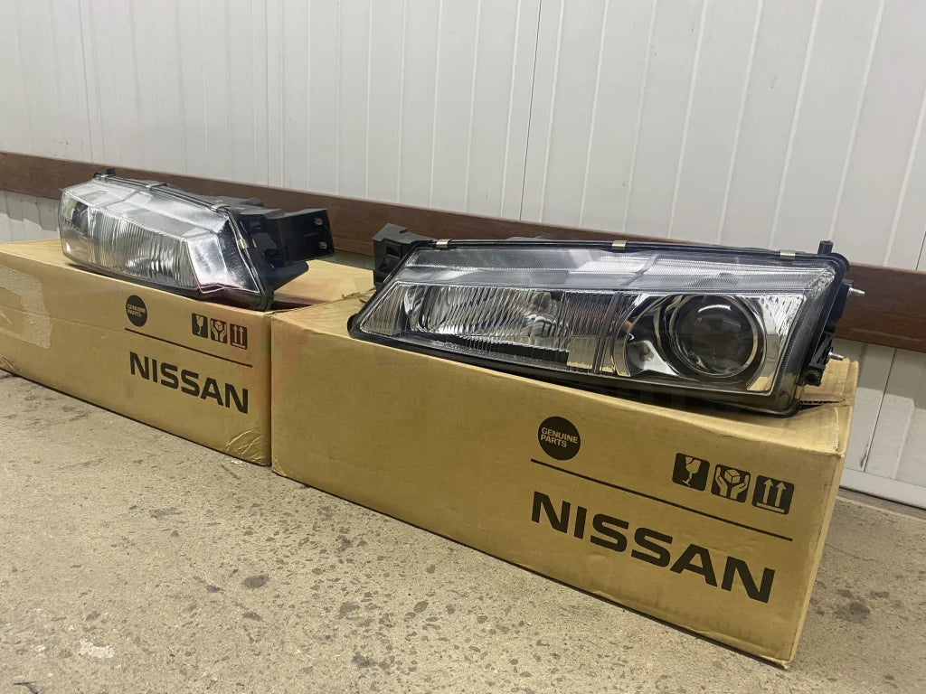 Headlight Housing Set (Rhs & Lhs) To Suit Nissan Silvia S14 Series 2 **discontinued Stock**