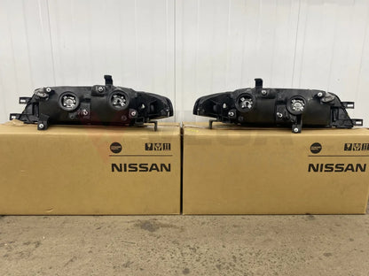 Headlight Housing Set (Rhs & Lhs) To Suit Nissan Skyline R33 Gts-T Series 1 Electrical