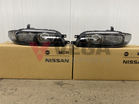Headlight Housing Set (Rhs & Lhs) To Suit Nissan Skyline R33 Gts-T Series 1 Electrical