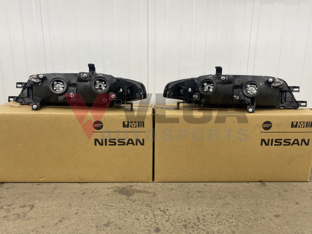 Headlight Housing Set (Rhs & Lhs) To Suit Nissan Skyline R33 Gts-T Series 1 Electrical