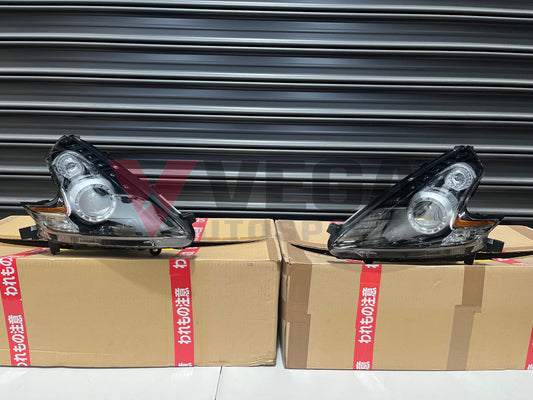 Headlight Housings (Rhs & Lhs) To Suit Nissan 370Z Z34 Nismo 2015 + 26025 - 6Ga0A / 26075 - 6Ga0A