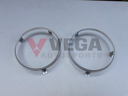 Headlight Retaining Ring (2-piece) to suit Datsun 510 520 610 620 - Vega Autosports