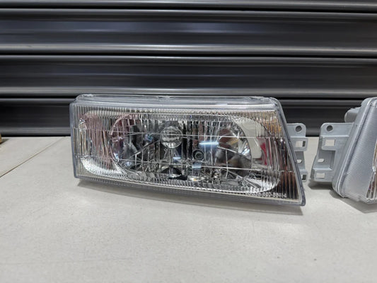 Headlight Set (Aftermarket) RHS & LHS to suit Mitsubishi Lancer Evolution 5 / 6 / 6.5 CP9A - Electrical
