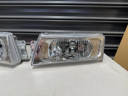 Headlight Set (Aftermarket) RHS & LHS to suit Mitsubishi Lancer Evolution 5 / 6 / 6.5 CP9A - Electrical