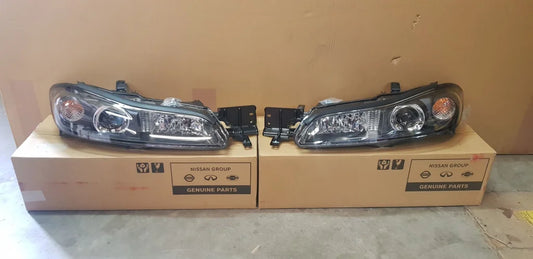 Headlight Set RHS & LHS (JDM Halogen) to suit Nissan Silvia S15 - Vega Autosports