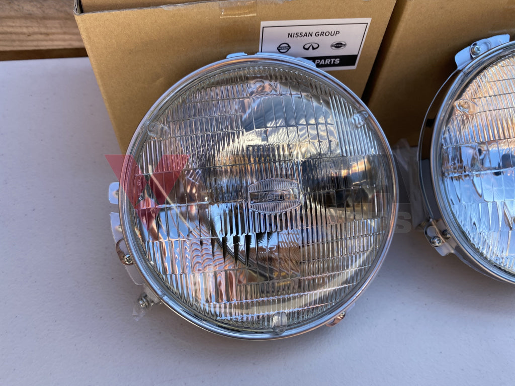 Headlight Set RHS/LHS to suit Datsun 1200 B120 Ute 10.1975-10.1989 - Vega Autosports