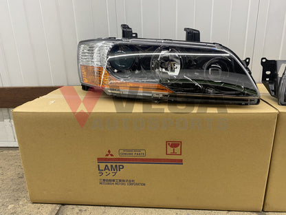 Headlight Set Rhs & Lhs To Suit Mitsubishi Lancer Evolution 9 Non-Hid Electrical