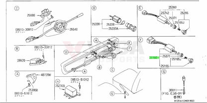 Headlight Switch To Suit Datsun 1200 Sunny Truck 25160 - H1100 Electrical