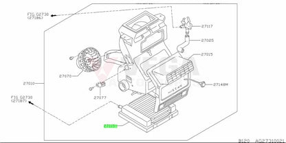 Heater Core Assembly to suit Nissan Datsun Sunny Truck B110 / B120 Ute 27013-H1001 - Cooling