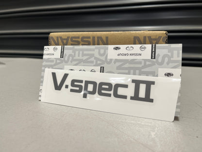 Decal V-Spec Ii Boot Lid To Suit Nissan Skyline R32 Gtr 2 Emblems Badges And Decals