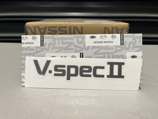 Decal V-Spec Ii Boot Lid To Suit Nissan Skyline R32 Gtr 2 Emblems Badges And Decals
