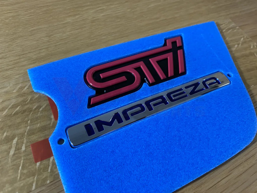 'Impreza STi' Rear Trunk Emblem Badge to suit Subaru Impreza WRX STI 06-07 - Vega Autosports