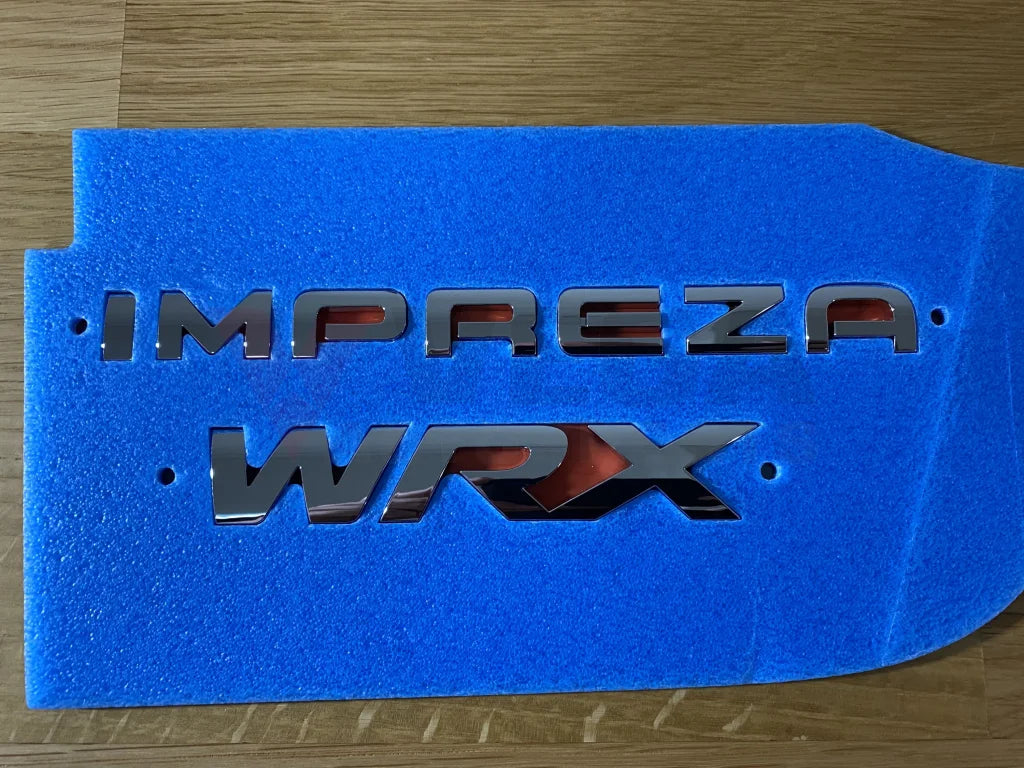 'Impreza WRX' Rear Emblem Set to suit Subaru Impreza WRX 2008-2014 GH - Vega Autosports