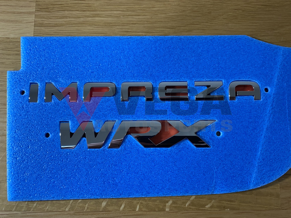 'Impreza WRX' Rear Emblem Set to suit Subaru Impreza WRX 2008-2014 GH - Vega Autosports