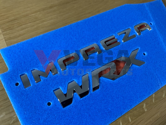 'Impreza WRX' Rear Emblem Set to suit Subaru Impreza WRX 2008-2014 GH - Vega Autosports