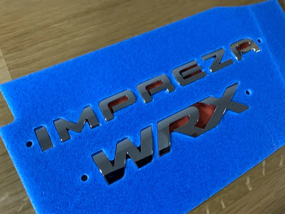 'Impreza WRX' Rear Emblem Set to suit Subaru Impreza WRX 2008-2014 GH - Vega Autosports