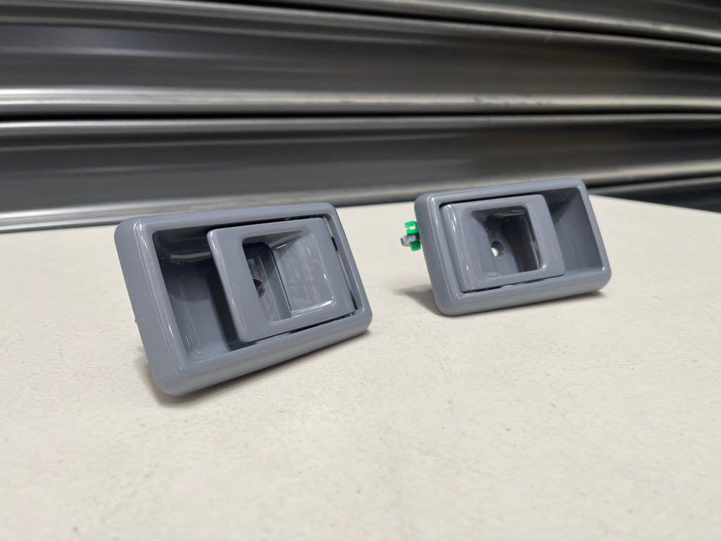 はたじるし Inner Door Handle Set (RHS / LHS) Grey to suit Landcruiser 78, 79