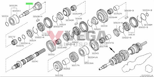 Input Shaft To Suit Nissan 370Z Z34 32200 - Cd80C 2014~Onwards Gearbox And Transmission