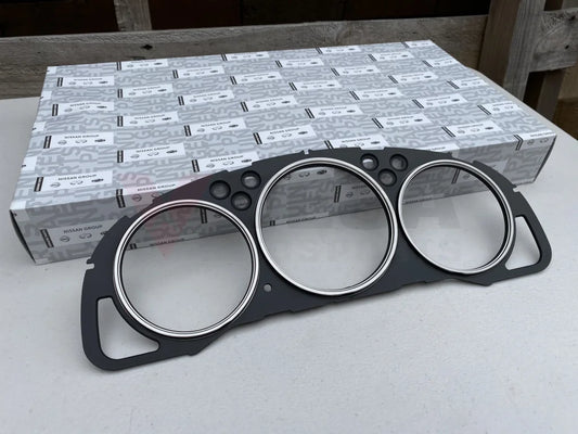 Instrument Cluster Panel (Black, Plated Rings) to suit Nissan Silvia S15 - Vega Autosports