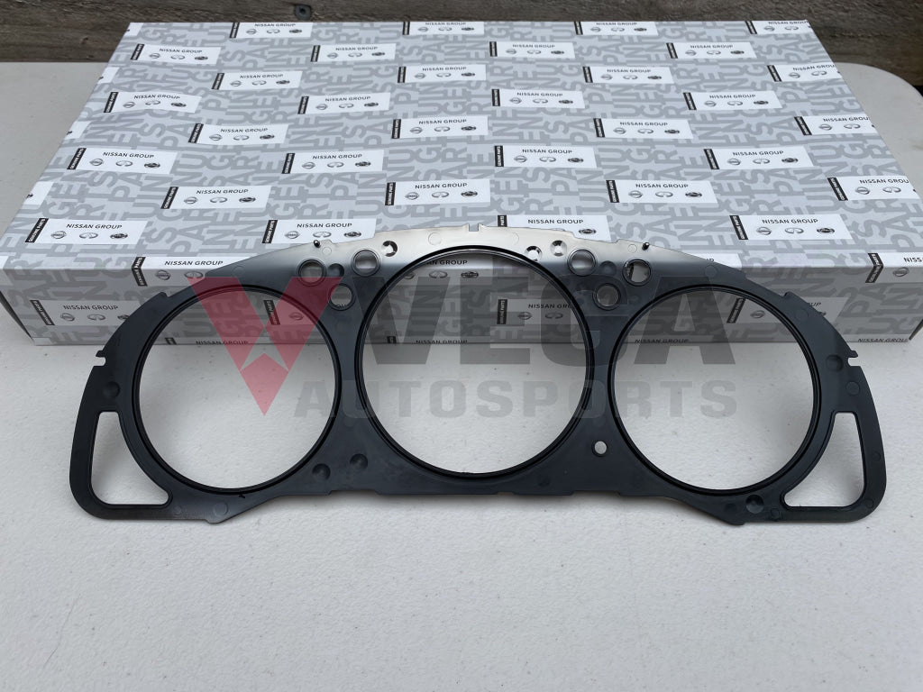 Instrument Cluster Panel (Black, Plated Rings) to suit Nissan Silvia S15 - Vega Autosports