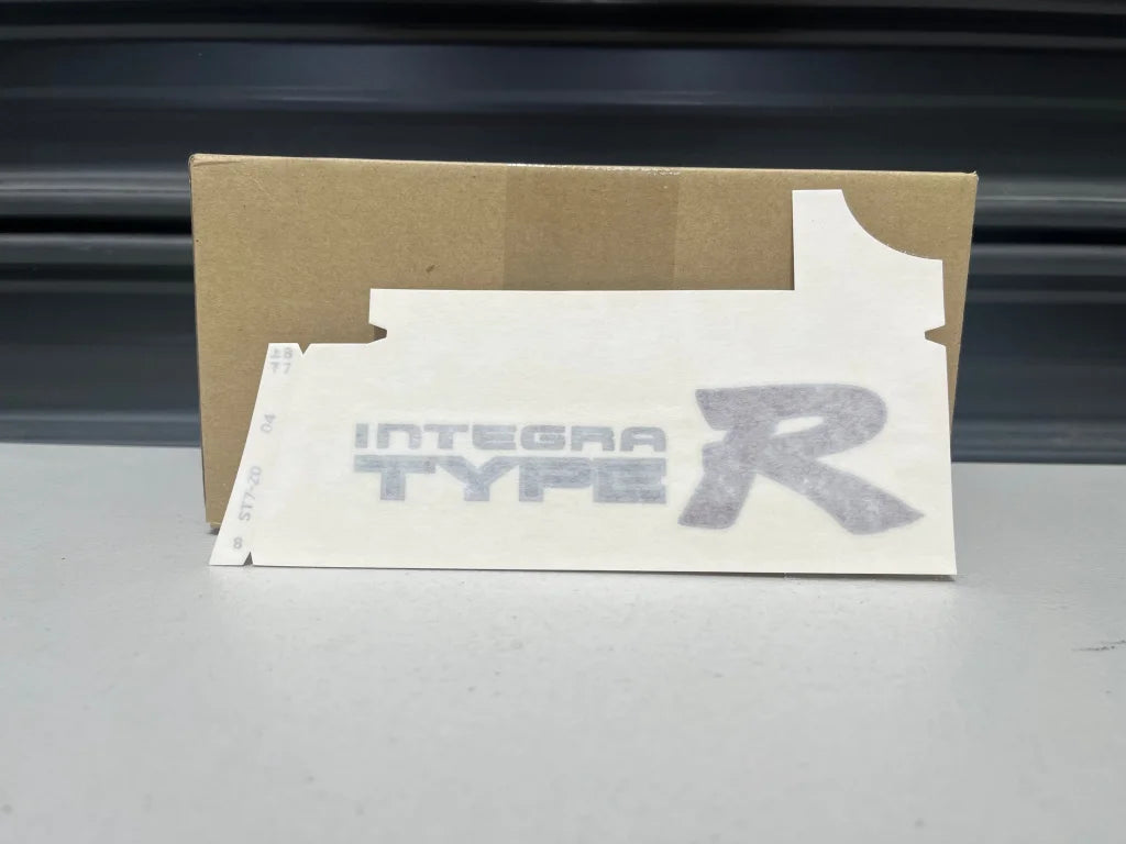 Integra Type-R Rear Decal To Suit Honda Dc2 75717-St7-Z01Zb (Nh592P / Nh503P R81) Emblems Badges And