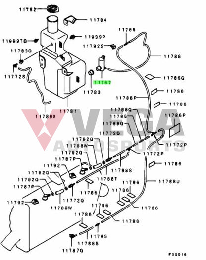 Intercooler Water Spray Motor To Suit Mitsubishi Lancer Evolution 6-9 060210-4060 Mr482614