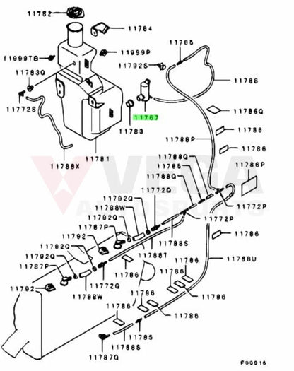 Intercooler Water Spray Motor To Suit Mitsubishi Lancer Evolution 6-9 060210-4060 Mr482614