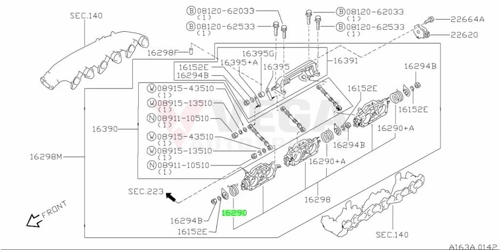 Itb Return Throttle Spring To Suit Nissan Skyline R32 / R33 R34 Gtr 16160-Rhr20 Engine