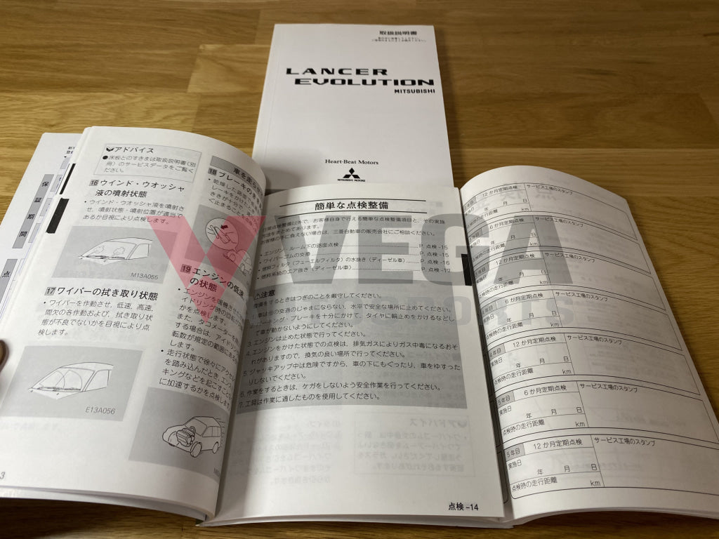 Jdm Owner Manual And Service To Suit Mitsubishi Lancer Evolution 7 Ct9A Emblems Badges Decals