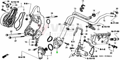 K20A Thermostat Case To Suit Honda Integra Dc5 02-06 Civic Ep3 01-05 19320-Pna-003 Cooling